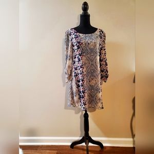 Dress by Speechless, mid sleeve, mid length, Small. Floral.